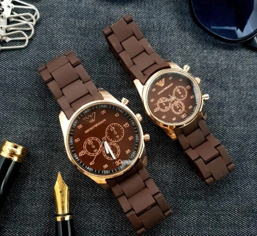 Couple Fiber Chronograph Brown