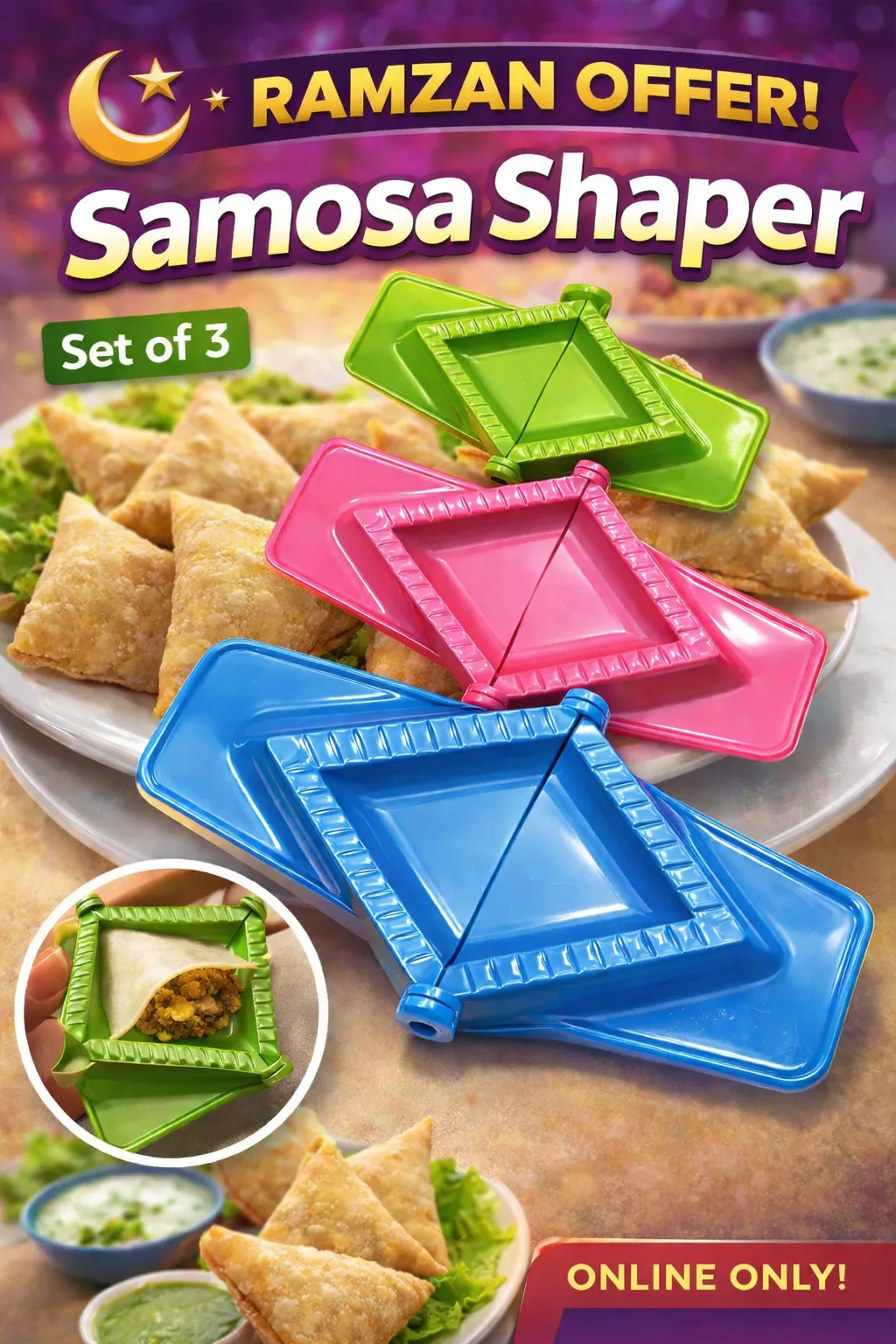 Samosa Shaper (SET OF 3)