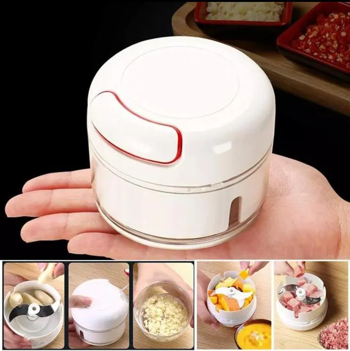 Manual Hand Press Mini Food Chopper – Multi-Purpose