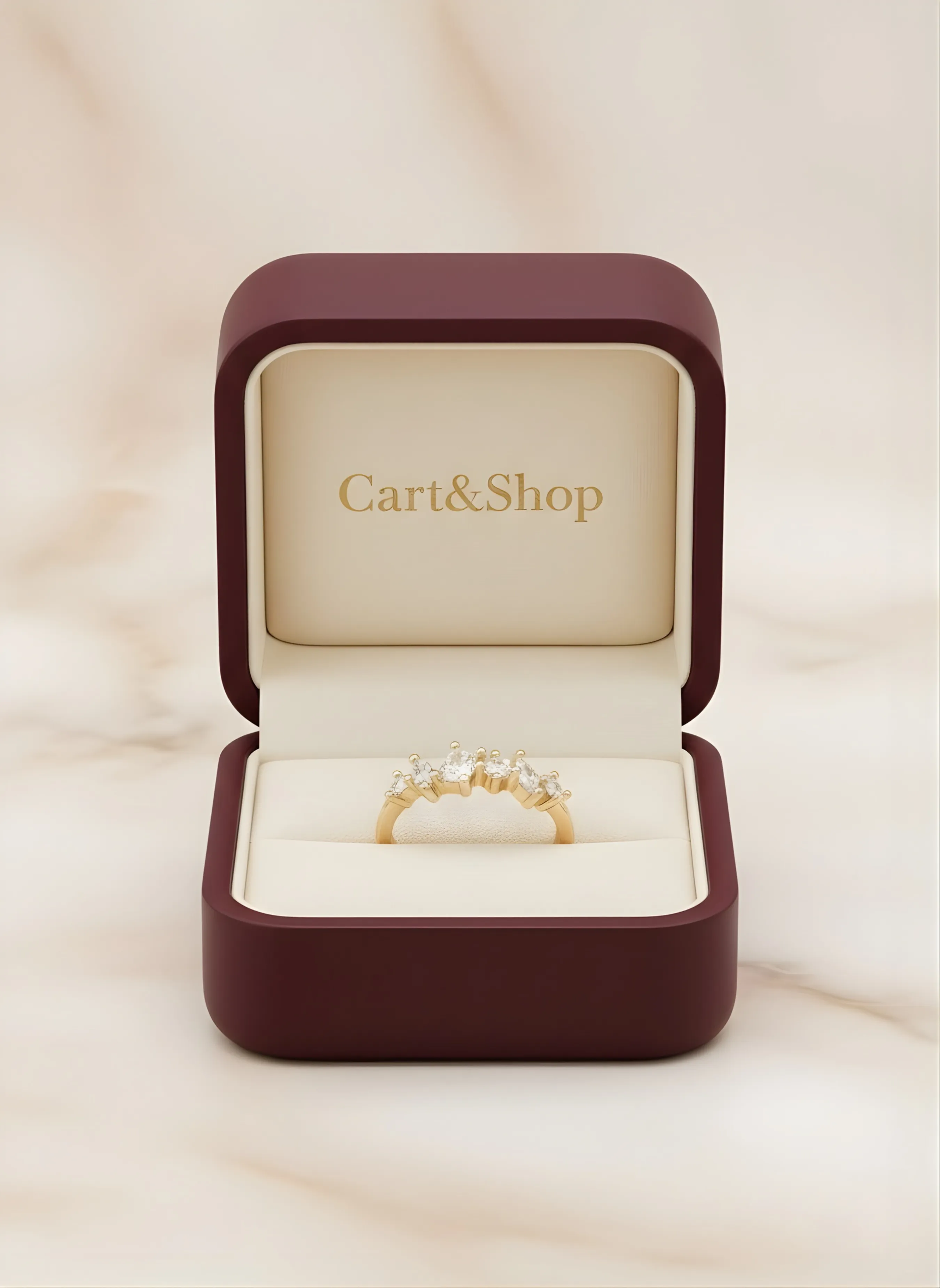 The Celestial Tiara | Marquise-Cut Gradient Ring