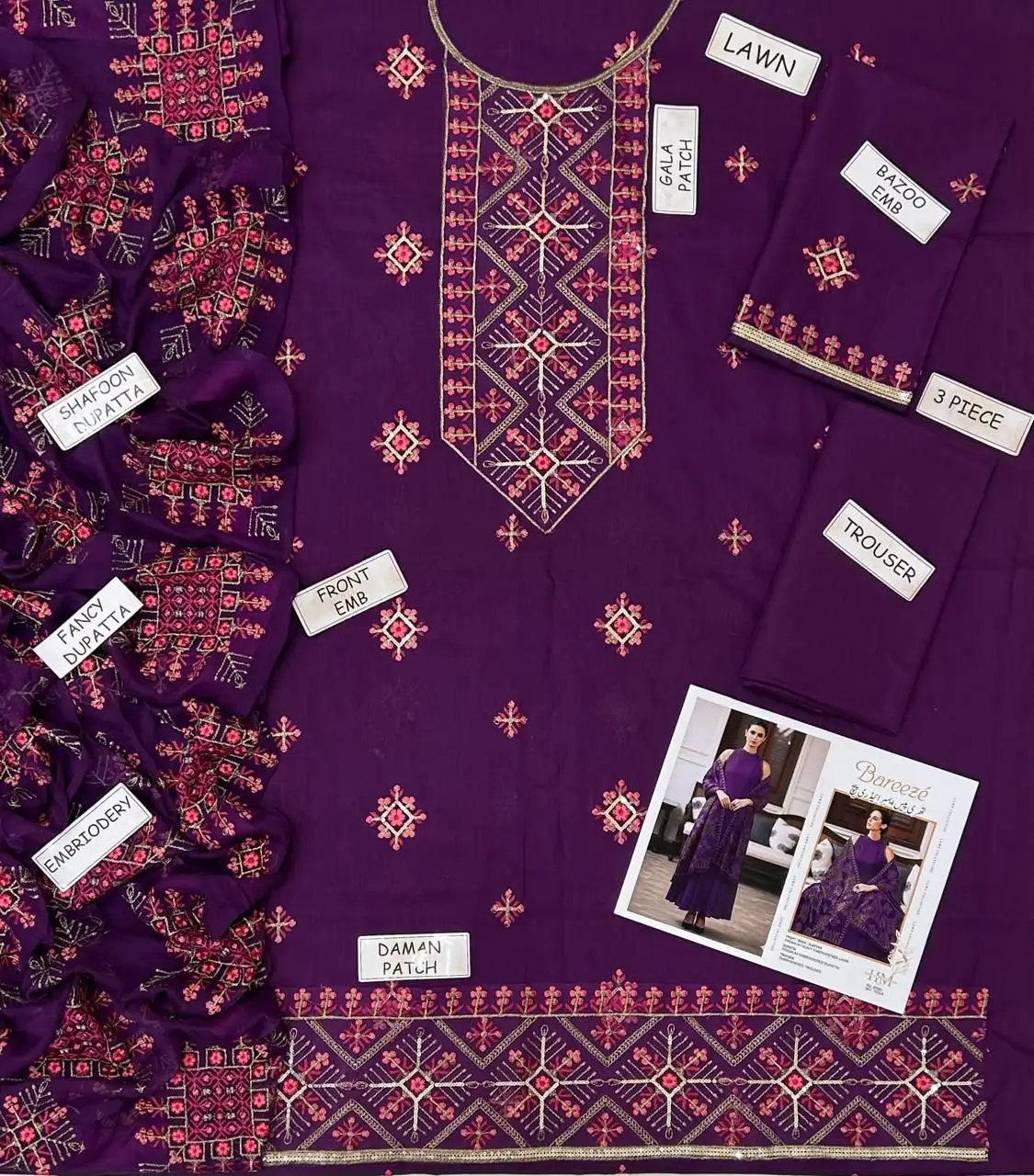 Bareeze KT Lawn Summer Collection 2026