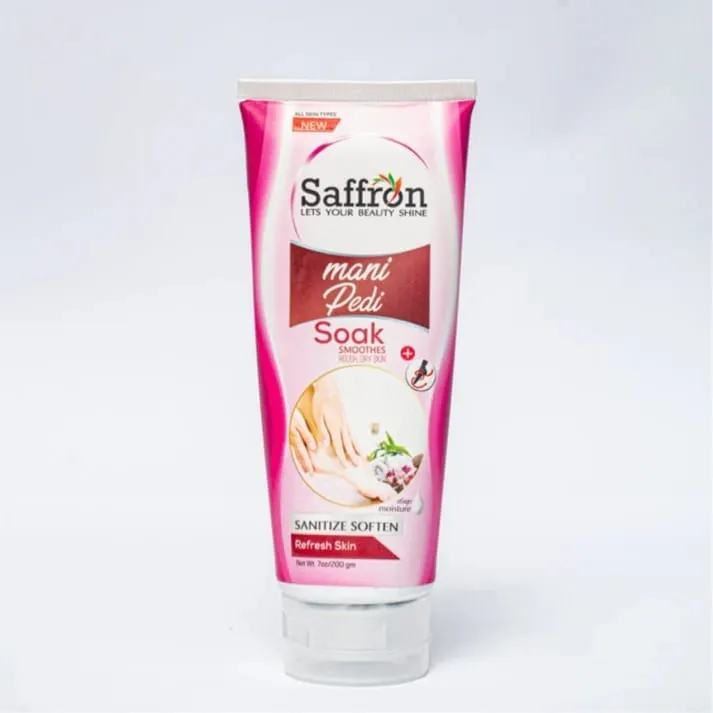 Saffron Hand & Foot Brightening Kit – 4-Step Mani-Pedi