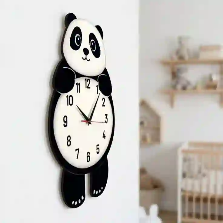 panda clock