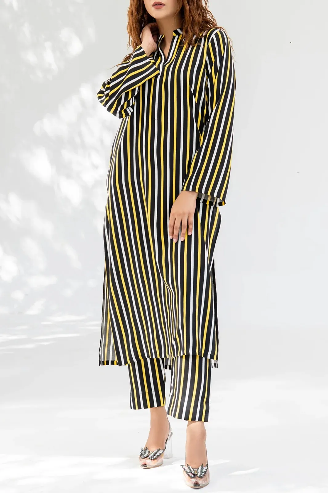 2pcs printd shirt & touser VA#1999