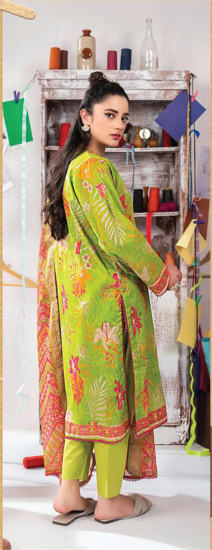3 pcs Printed Lawn (VA#0044)