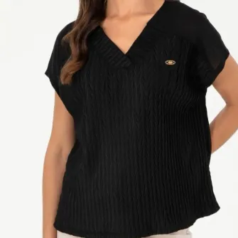 Black V Neck Shirt