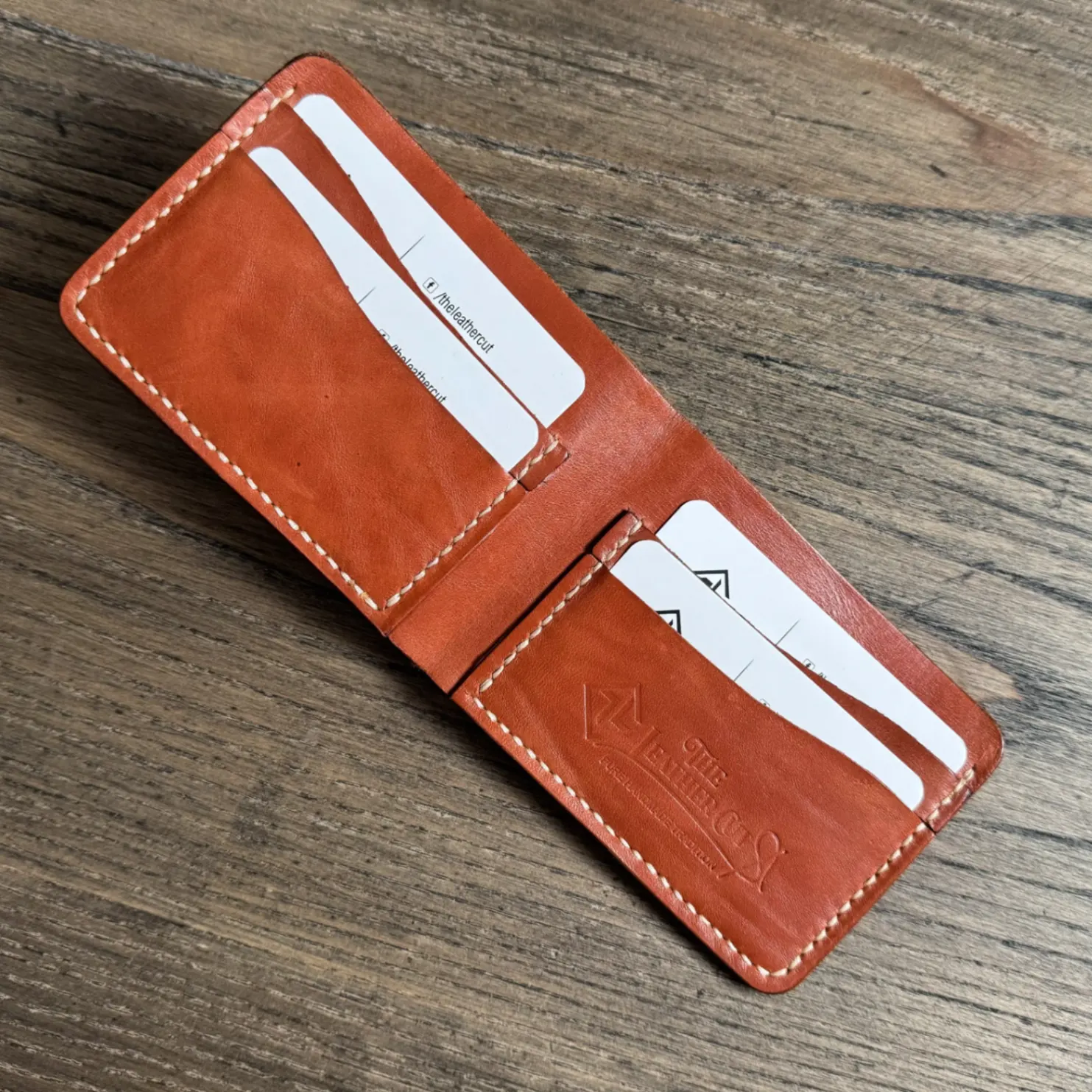 No. 22 bifold leather wallet