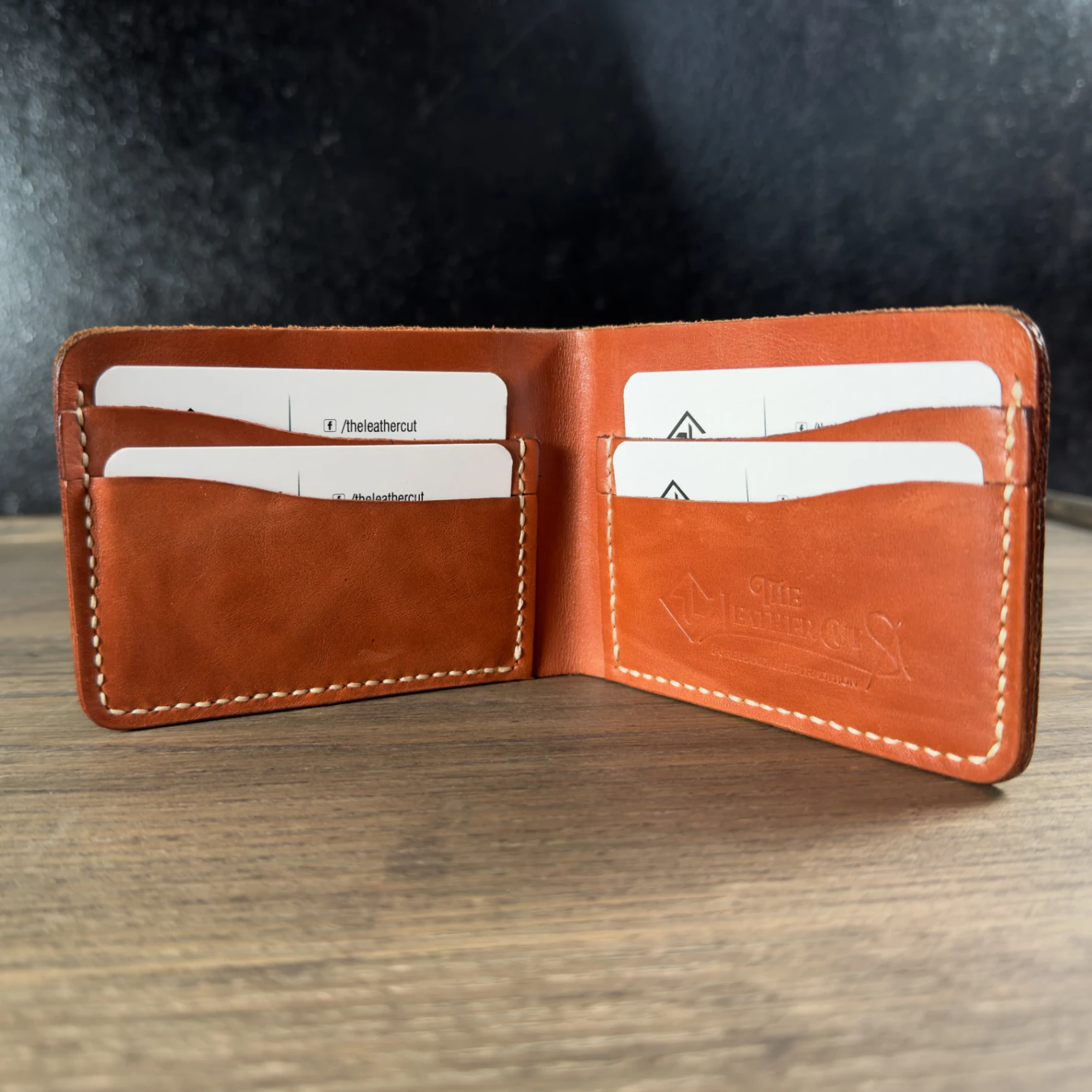 No. 22 bifold leather wallet