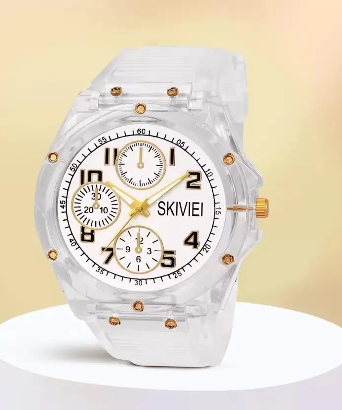 Transparent Analog Watch For Boys