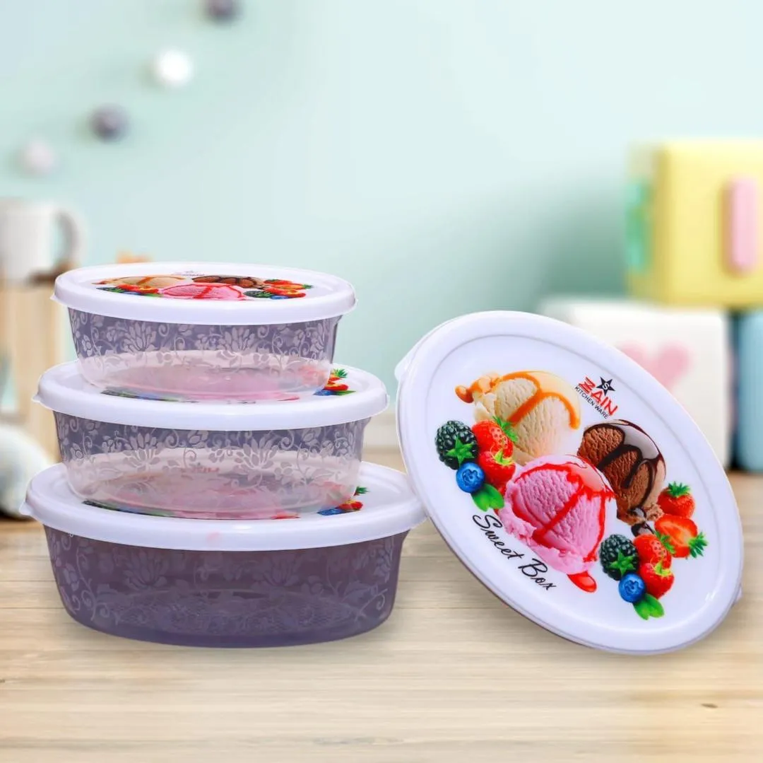 3 In 1 Ice Cream Bowl Set