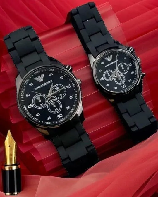 Couple Rubber Watch