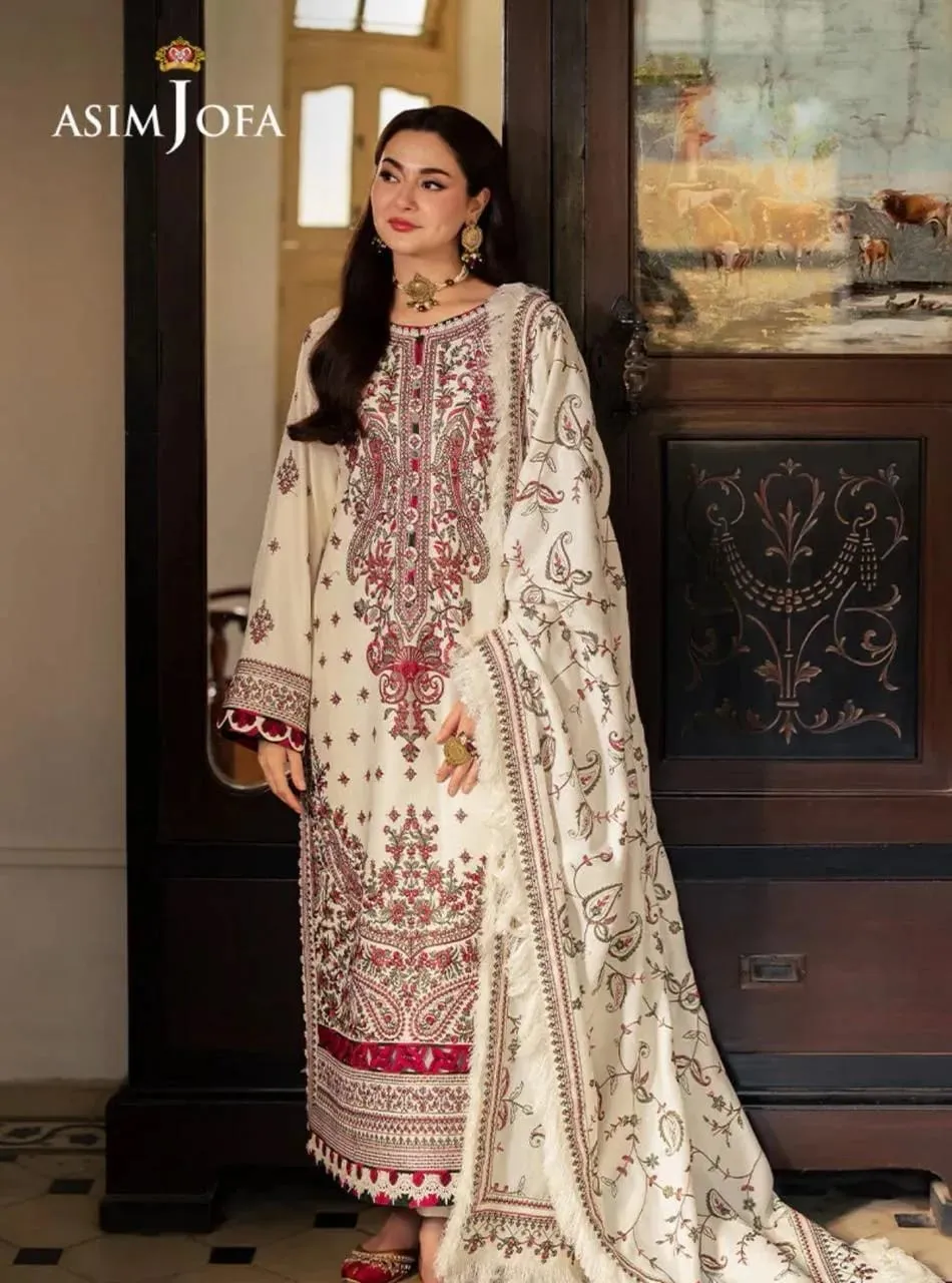Dhanak Embroidered Suit
