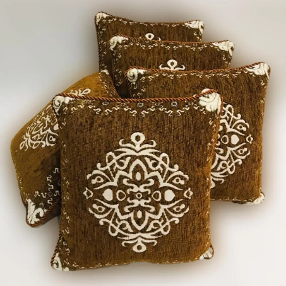 Velvet Jacquard Printed Cushion Covers