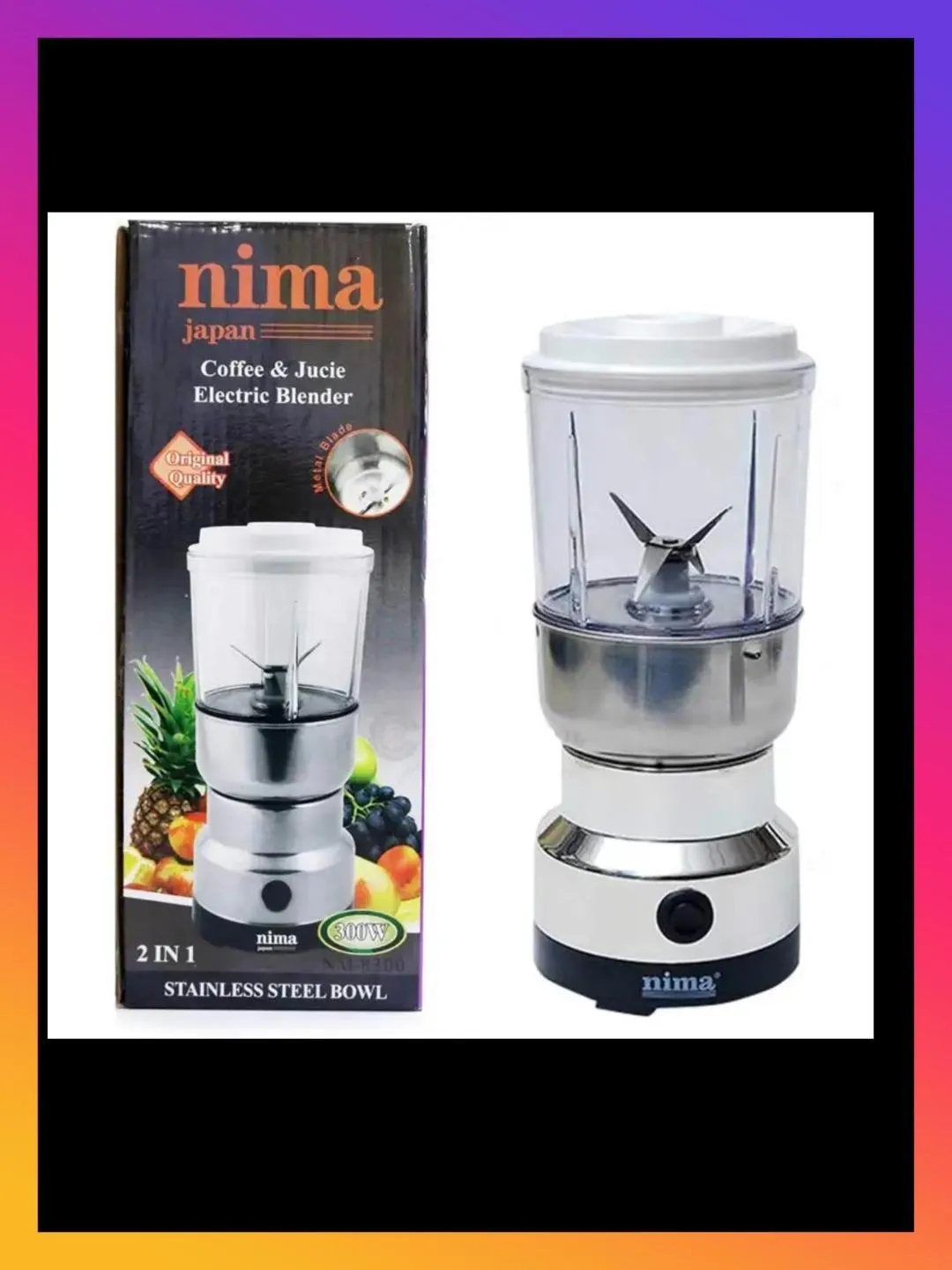 Stainless Steel Electric Juicer Blender