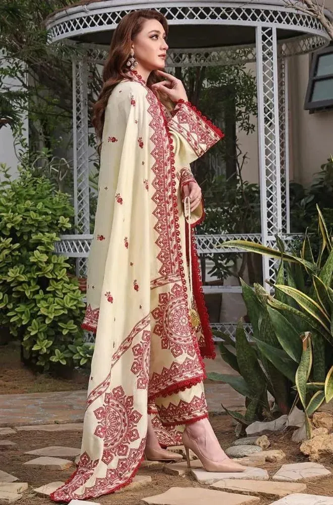 Dhanak Embroidered Suit