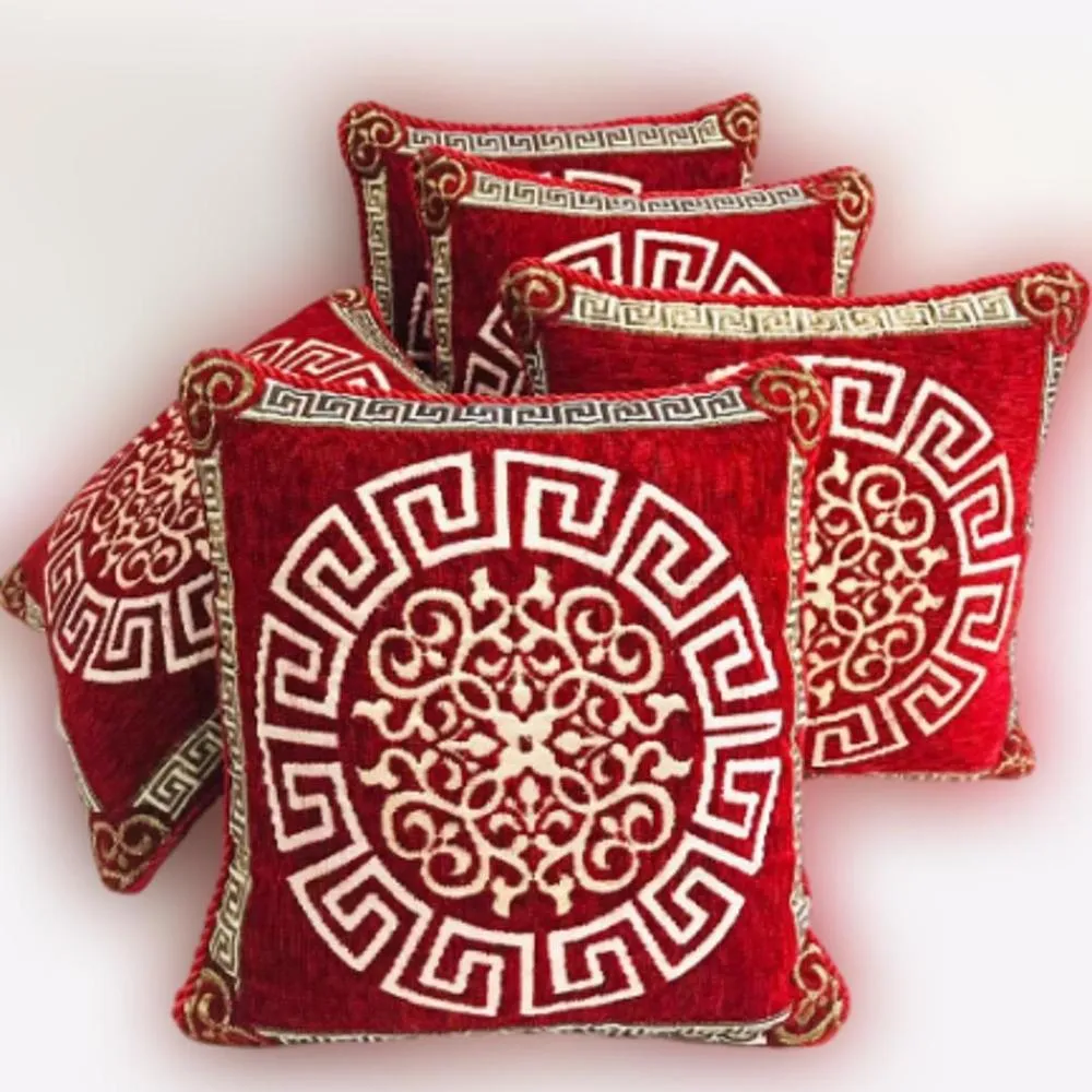 Velvet Jacquard Printed Cushion Covers