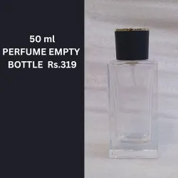 50 ml empty perfume bottle glass