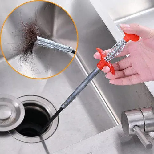 Stainless Steel Hair Catching Drain Cleaner Wire Spring Sink